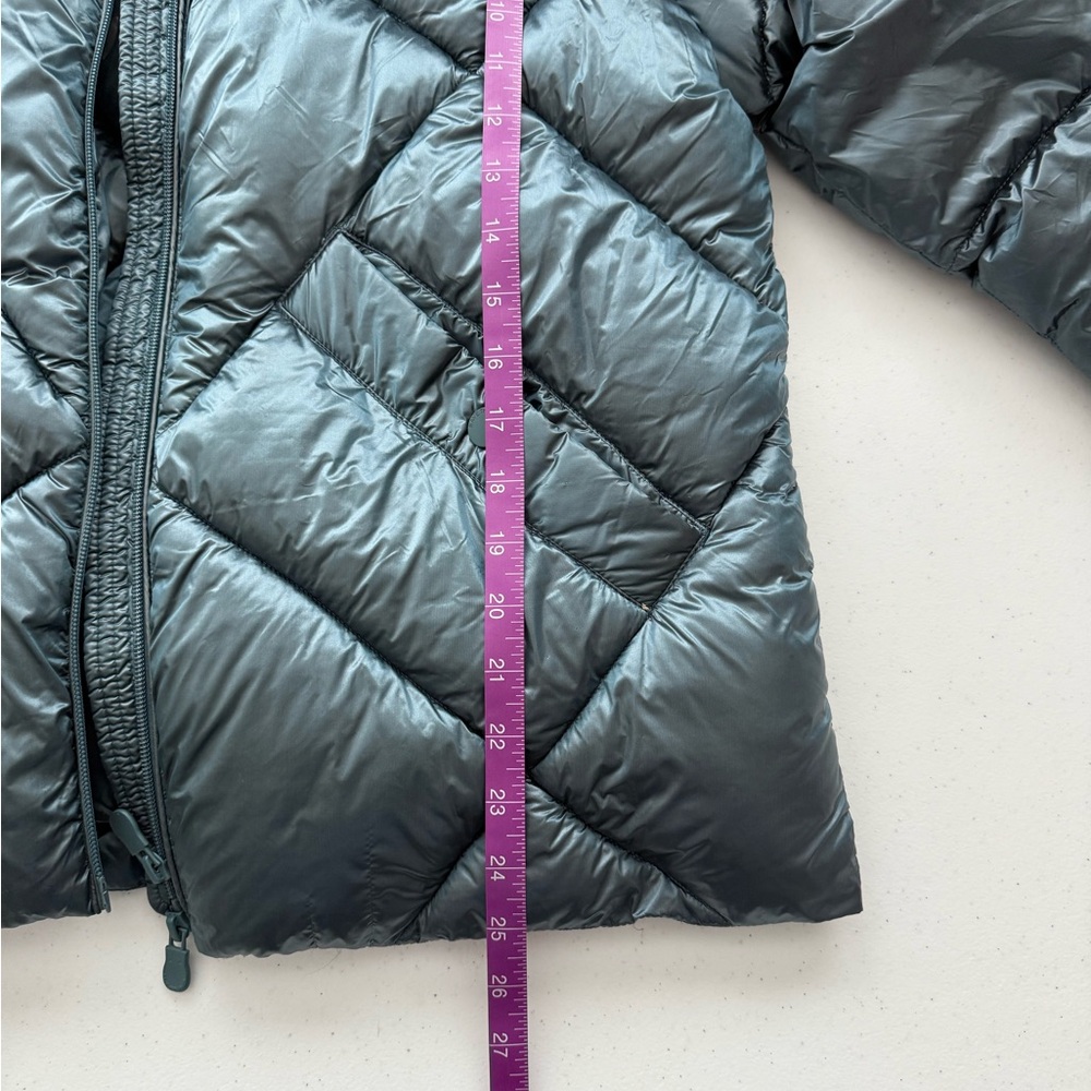 SAVE THE DUCK Jacket Water Repellent Recycled Nylon Puffer Dusty Green size L - Picture 6 of 10